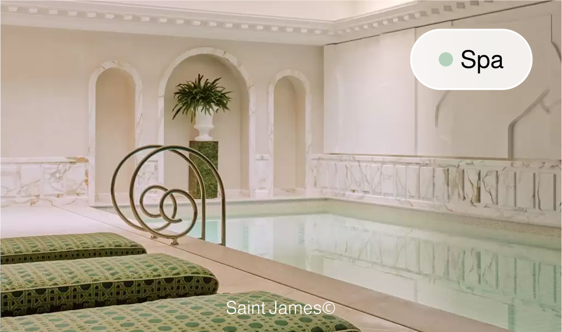 Vue de la fonctionnalité Spa dans une guest app Utelys